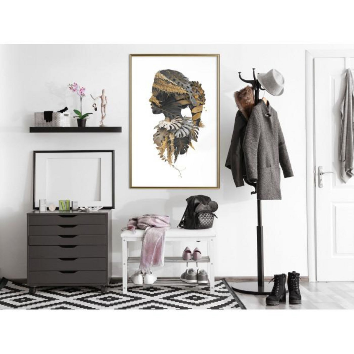 Paris Prix Affiche Murale Encadrée  Forest Witch