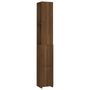 Voir la diapositive 2 : VIDAXL Armoire de bain chene marron 25x26,5x170 cm bois d'ingenierie