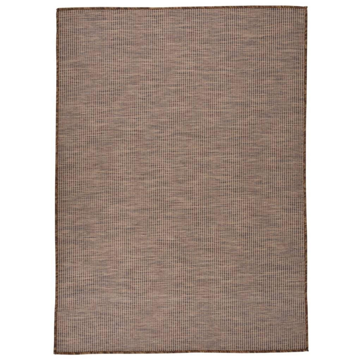 VIDAXL Tapis a tissage plat d'exterieur 200x280 cm Marron