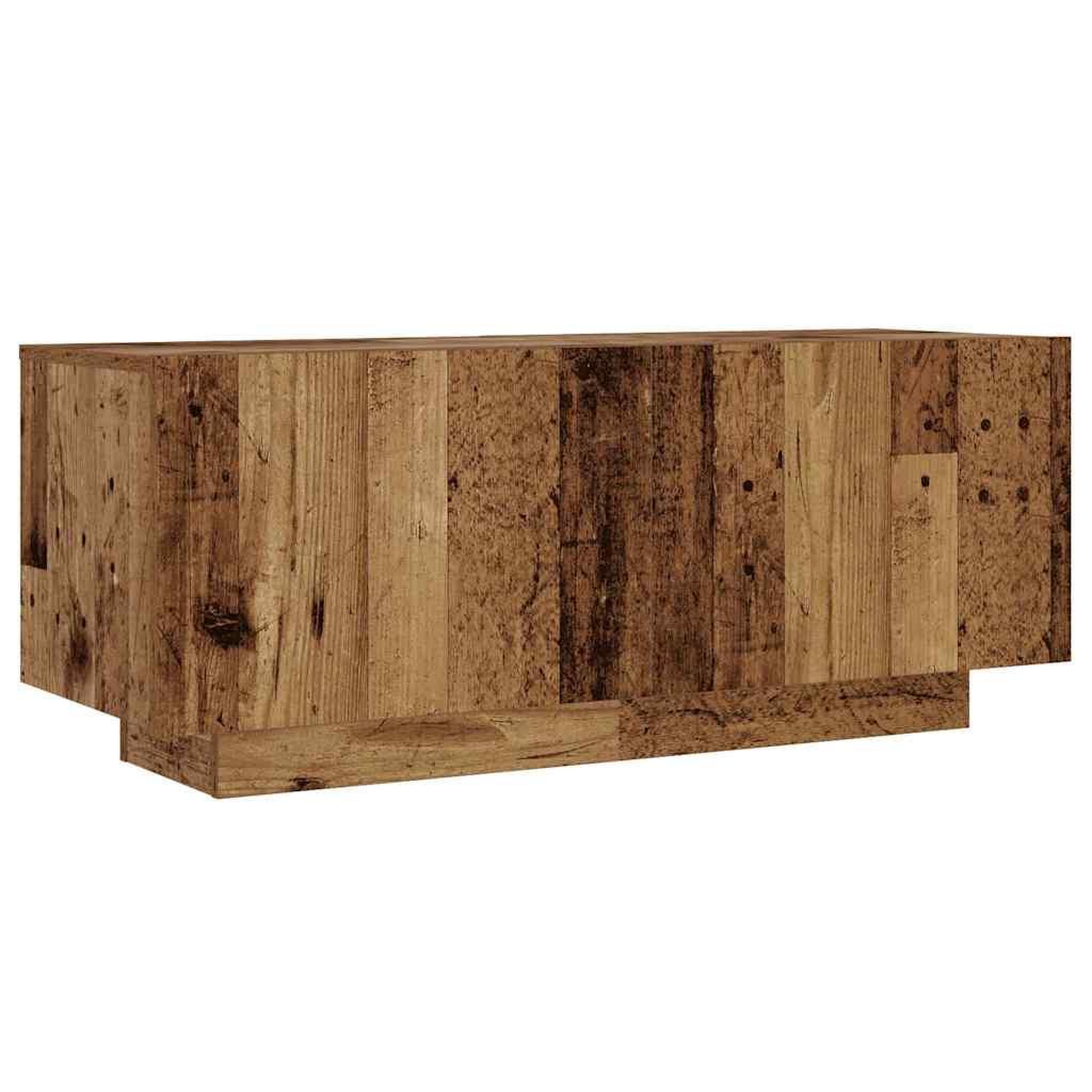 Voir la diapositive 2 : VIDAXL Table de chevet vieux bois 100x35x40 cm bois d'ingenierie