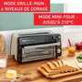 Voir la diapositive 4 : TEFAL Grille-pain Toast'n grill mini four TL600830