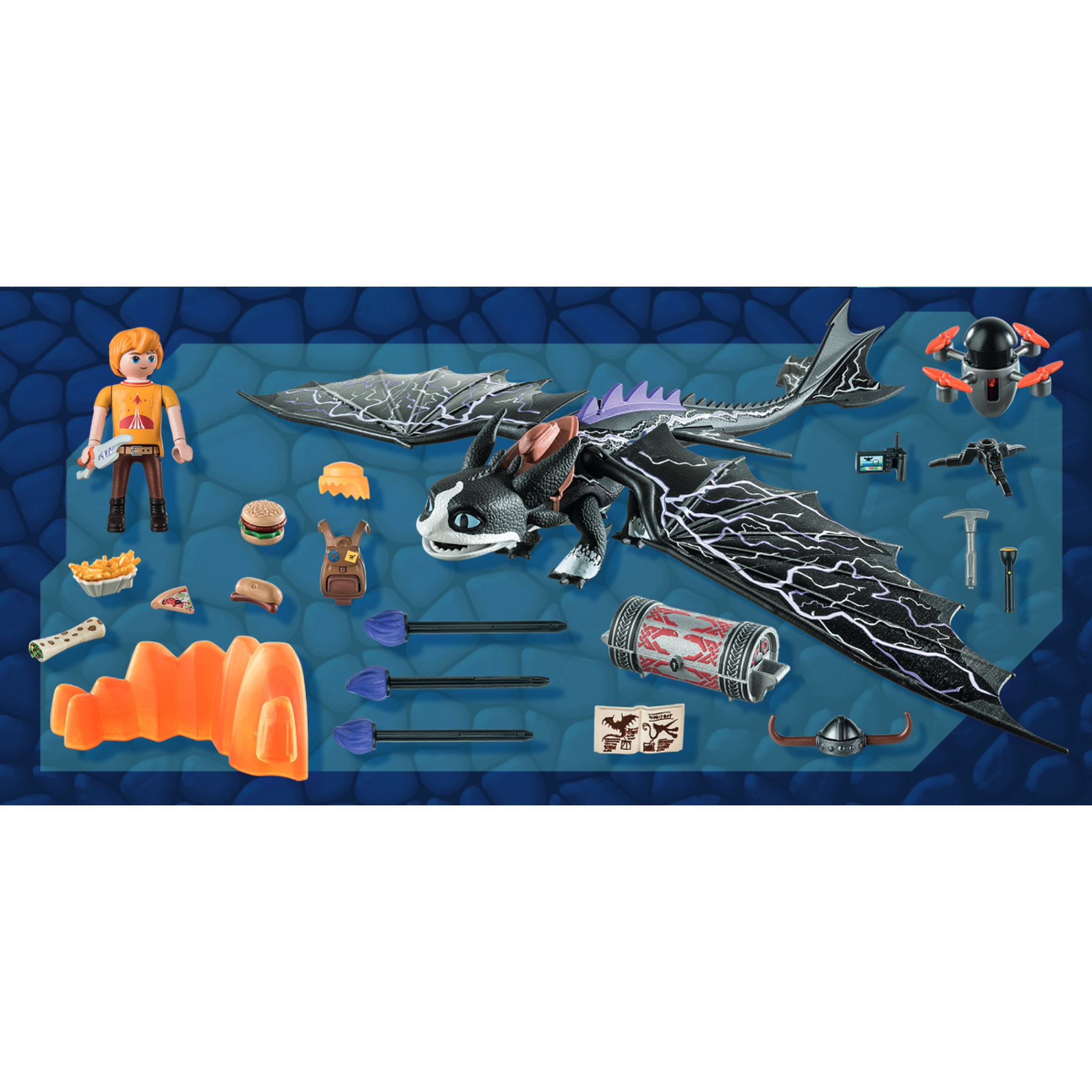 Voir la diapositive 3 : PLAYMOBIL 71081 - Dragons Nine Realms Thunder & Tom