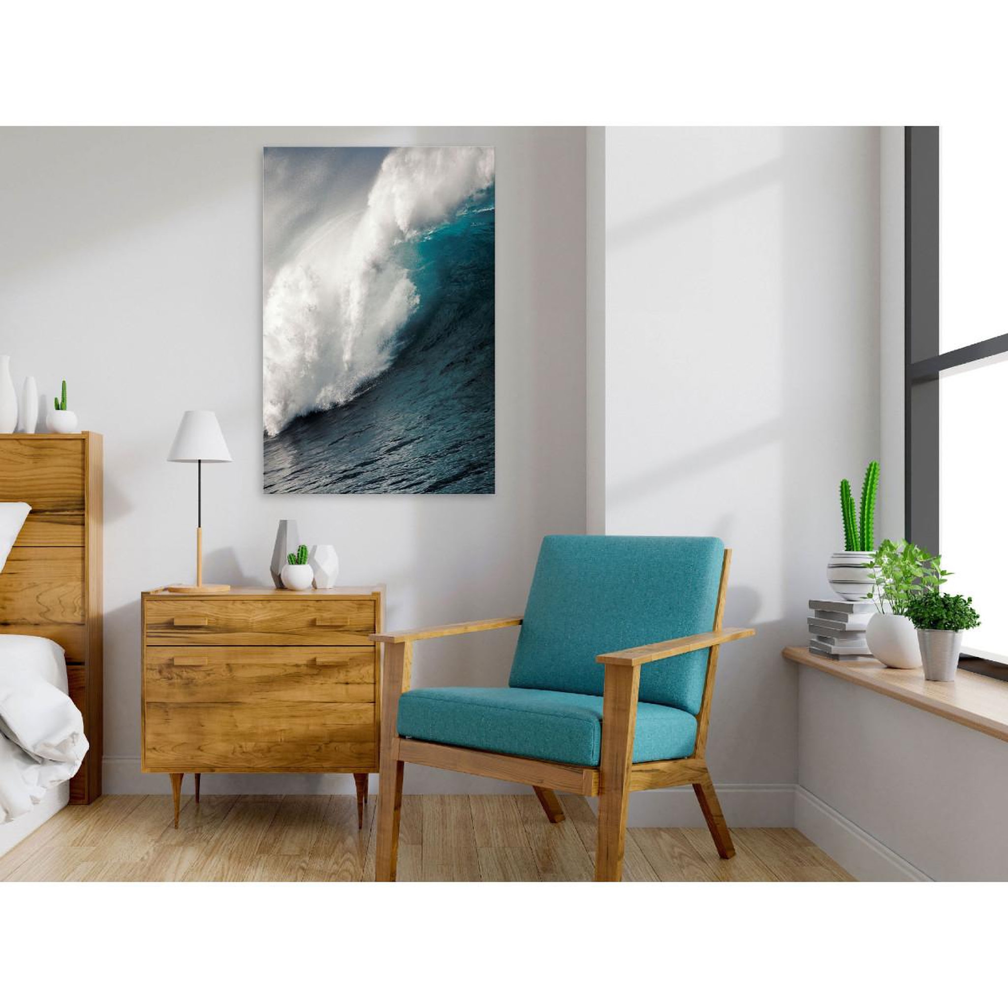 Voir la diapositive 2 : Paris Prix Tableau imprimé  ocean wave