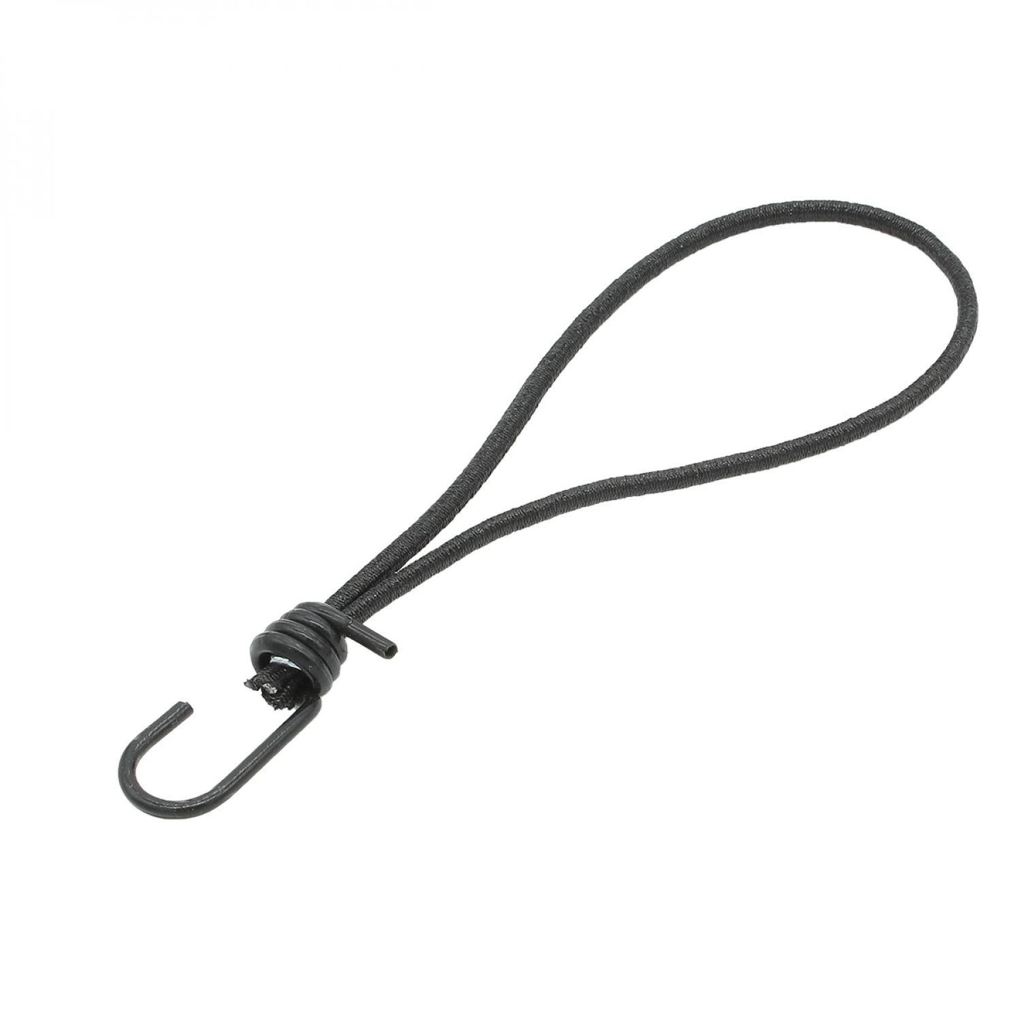 Voir la diapositive 1 : LINXOR Lot de 50 tendeurs sandows élastiques avec 1 crochet et boucle - 26 cm - Noir
