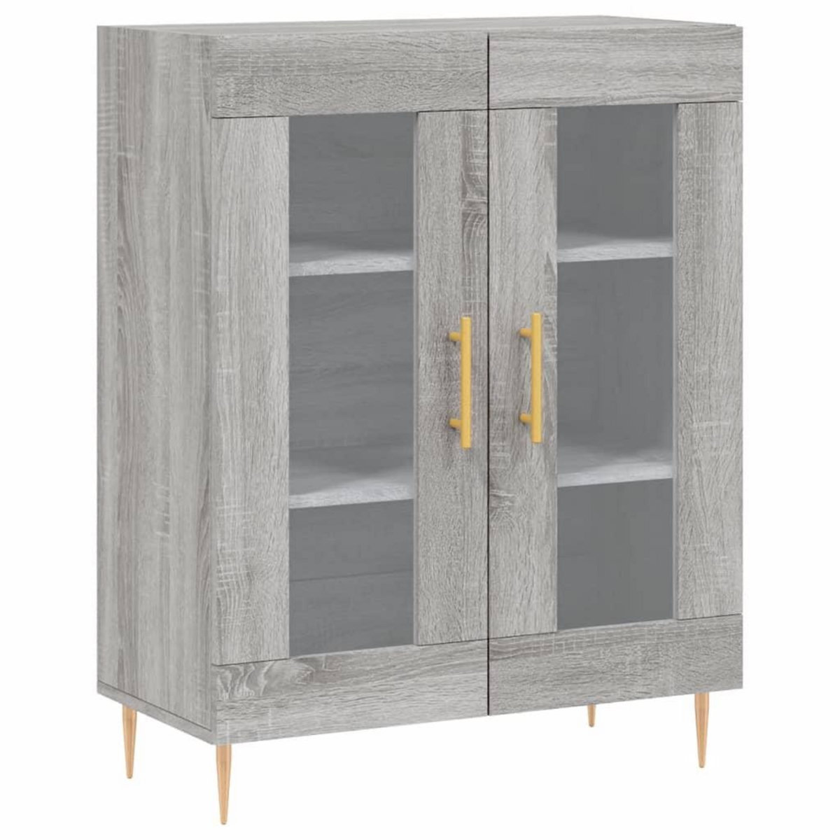 VIDAXL Buffet sonoma gris 69,5x34x90 cm bois d'ingenierie