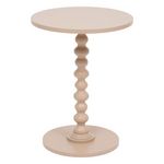 ATMOSPHERA Table d'Appoint Ronde  Alix  50cm Noisette