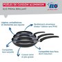 Voir la diapositive 4 : ELO Ensemble de 3 Poêles de cuisson 20, 28 et 32 cm et 3 faitouts 12, 20 et 24 cm Elo Prima Brillant