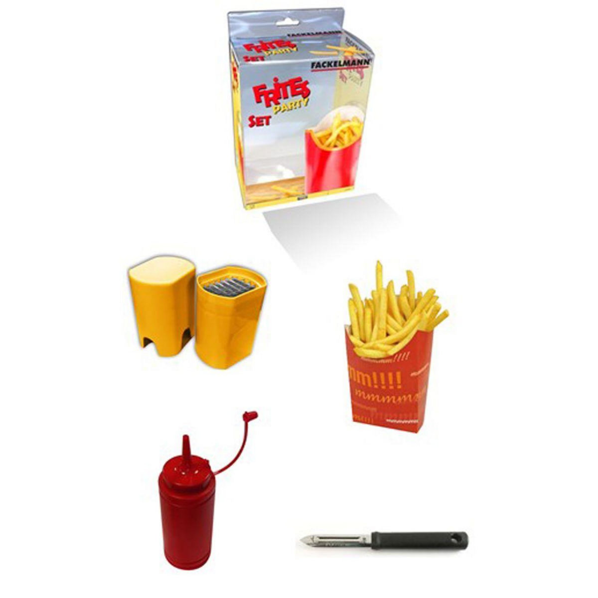 Fackelmann Kit pour frites maison 4 pièces Fackelmann
