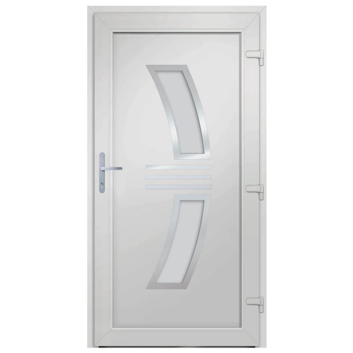 VIDAXL Porte d'entree anthracite 108x208 cm PVC