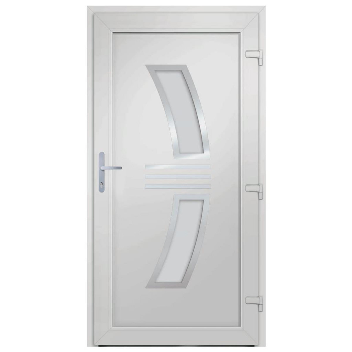 VIDAXL Porte d'entree anthracite 108x208 cm PVC