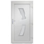 Voir la diapositive 4 : VIDAXL Porte d'entree anthracite 108x208 cm PVC