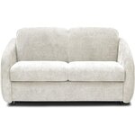 Habitat et Jardin Canapé convertible express en tissu texturé  Laurie  - Couchage 140 cm -  3 places - Beige