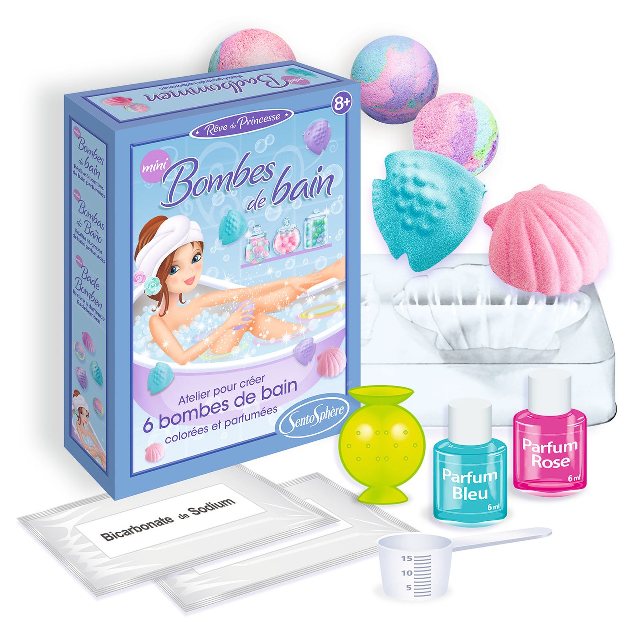 Voir la diapositive 2 : Sentosphère Atelier création 6 mini bombes de bain