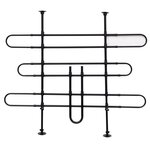 PAWHUT Grille de séparation extensible voiture barrière de sécurité barre réglable pour chien noir