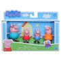 Voir la diapositive 3 : HASBRO Pack de 4 figurines Peppa Pig Tenue classique