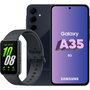 Voir la diapositive 1 : Samsung Smartphone Pack Galaxy A35 Bleu 128Go+Galaxy Fit 3