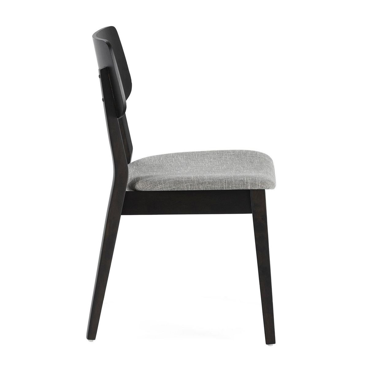 VS VENTA-STOCK Pack de 2 chaises Susi couleur Noir, Bois massif