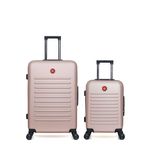 SWISS KOPPER SWISS KOPPER - LOT DE 2 - Valises grand format et cabine WIL. Coloris disponibles : Bleu, Rouge, Rose, Beige, Noir, Gris