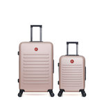 SWISS KOPPER SWISS KOPPER - LOT DE 2 - Valises grand format et cabine WIL. Coloris disponibles : Gris, Rouge, Rose, Beige