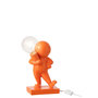 Voir la diapositive 3 : Paris Prix Lampe à Poser en Résine  Marcel  30cm Orange Foncé