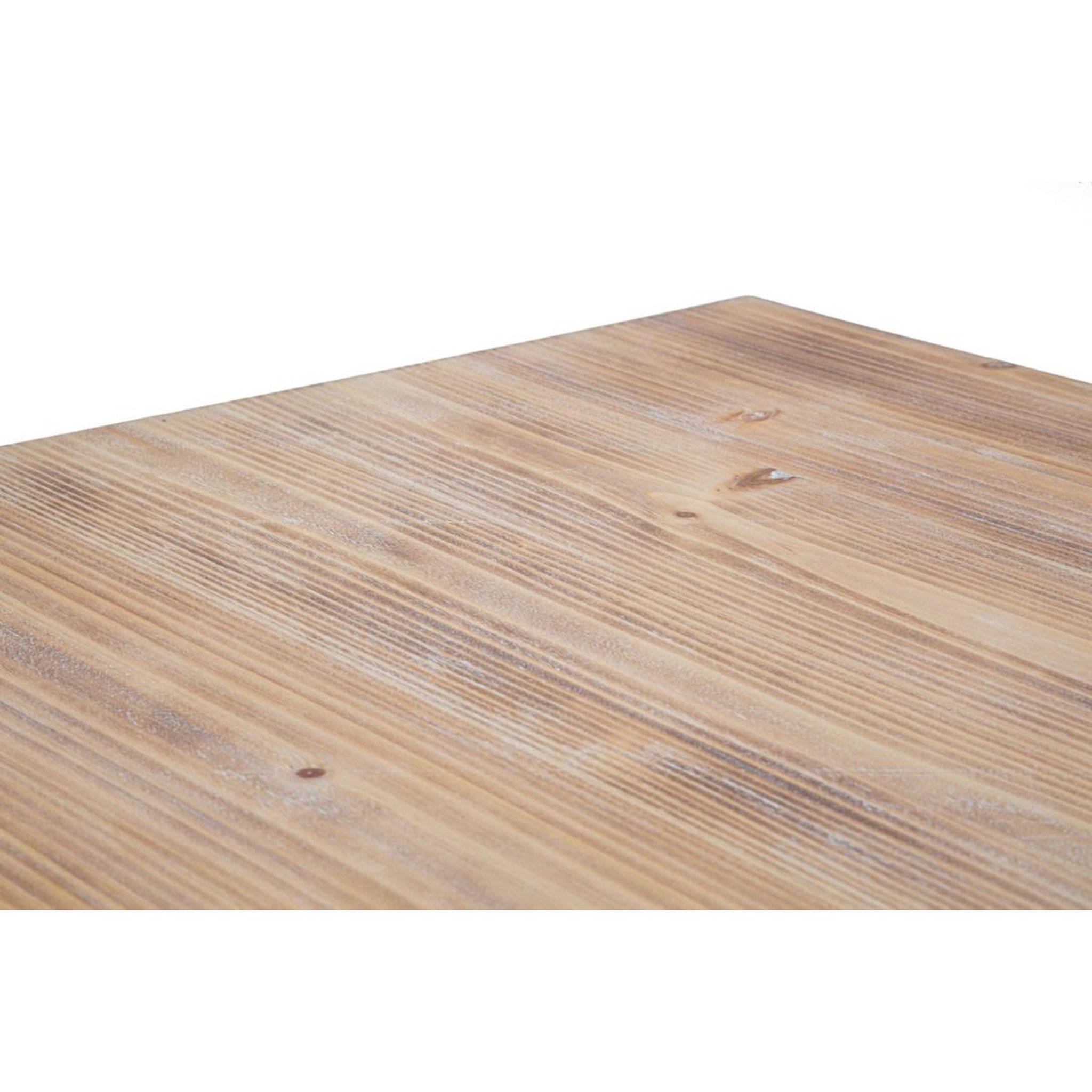 Voir la diapositive 6 : Paris Prix Table à manger carrée effet bois  ankara  80cm naturel
