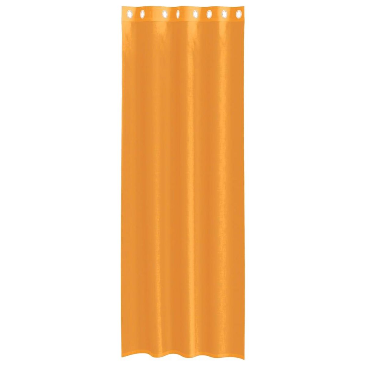 VIDAXL Rideaux en voile avec œillets 2 pcs orange 140x300 cm
