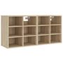 Voir la diapositive 3 : VIDAXL Armoires a chaussures 2 pcs Chene Sonoma 52,5x30x50 cm