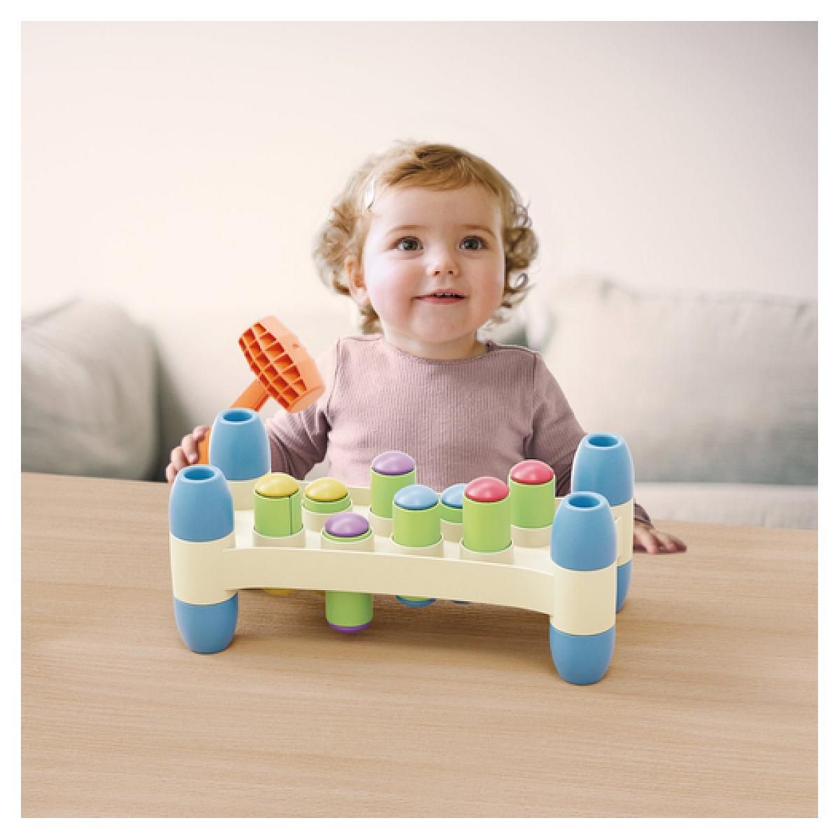 Quercetti Jeu du marteau Hammer Peggy -  - Trousselier