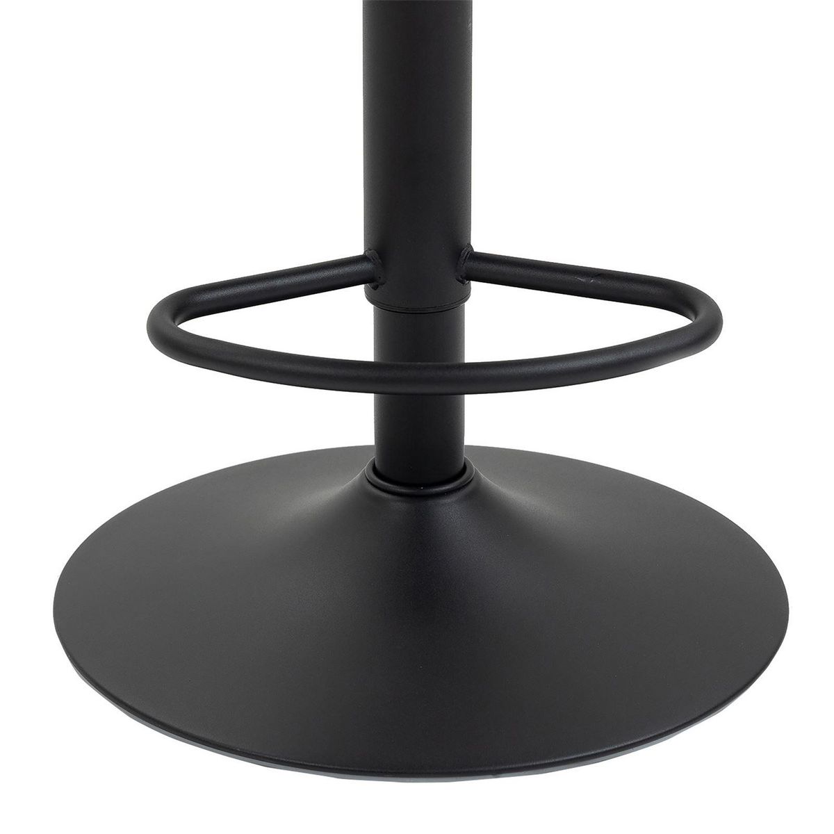 IDIMEX Lot de 2 tabourets de bar VENEZA en tissu suédine