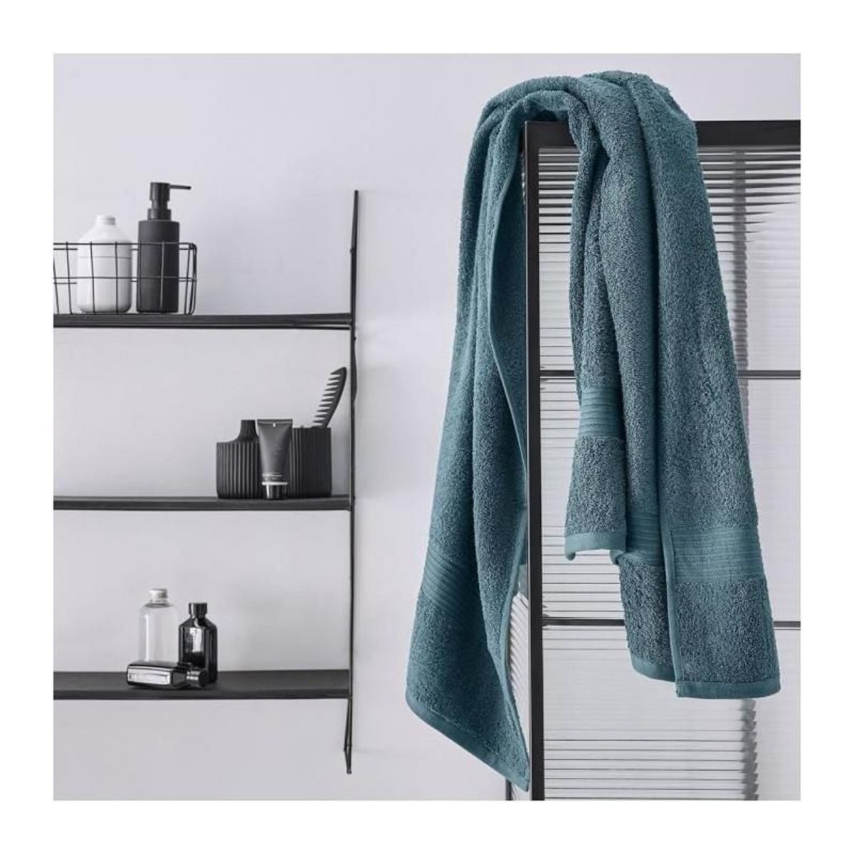 Today Maxi Drap de Bain TODAY 90x150 cm 100% Coton - Paon