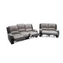 Voir la diapositive 2 : Ensemble canapés 3+2 places relax tissu simili HELENE