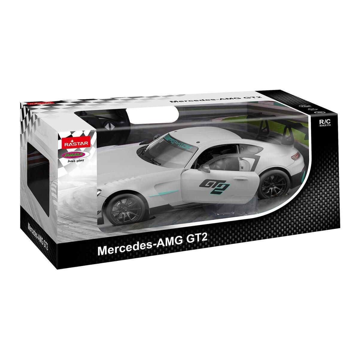 Jamara Mercedes-AMG GT2 1:14 argent portes manuelles