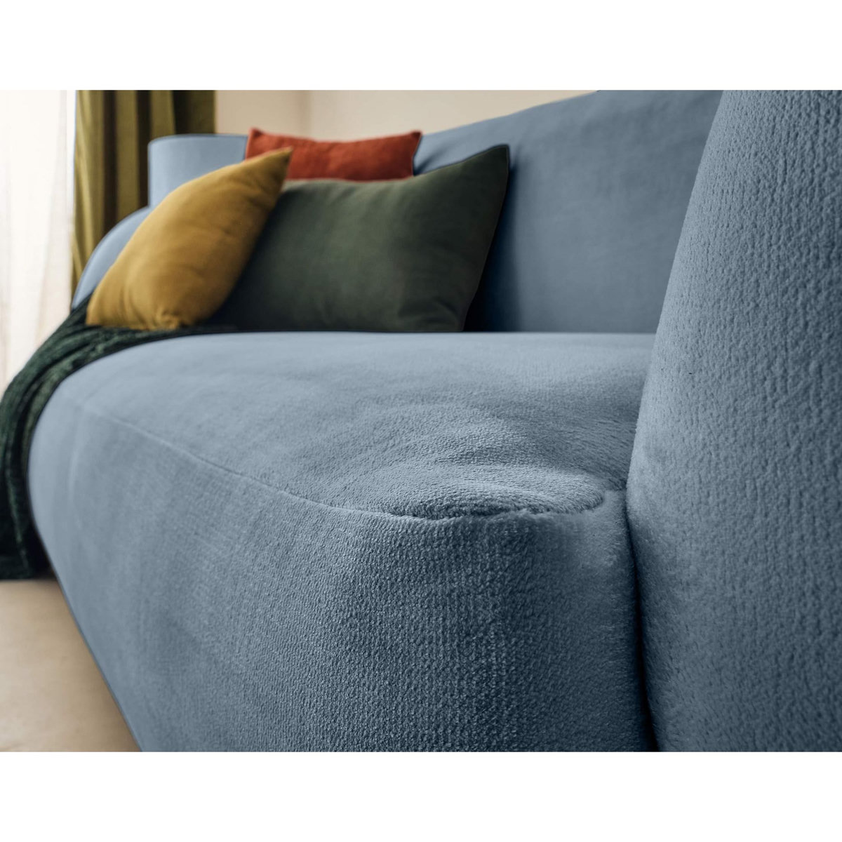 LISA DESIGN Ernee - canapé 3 places - en velours