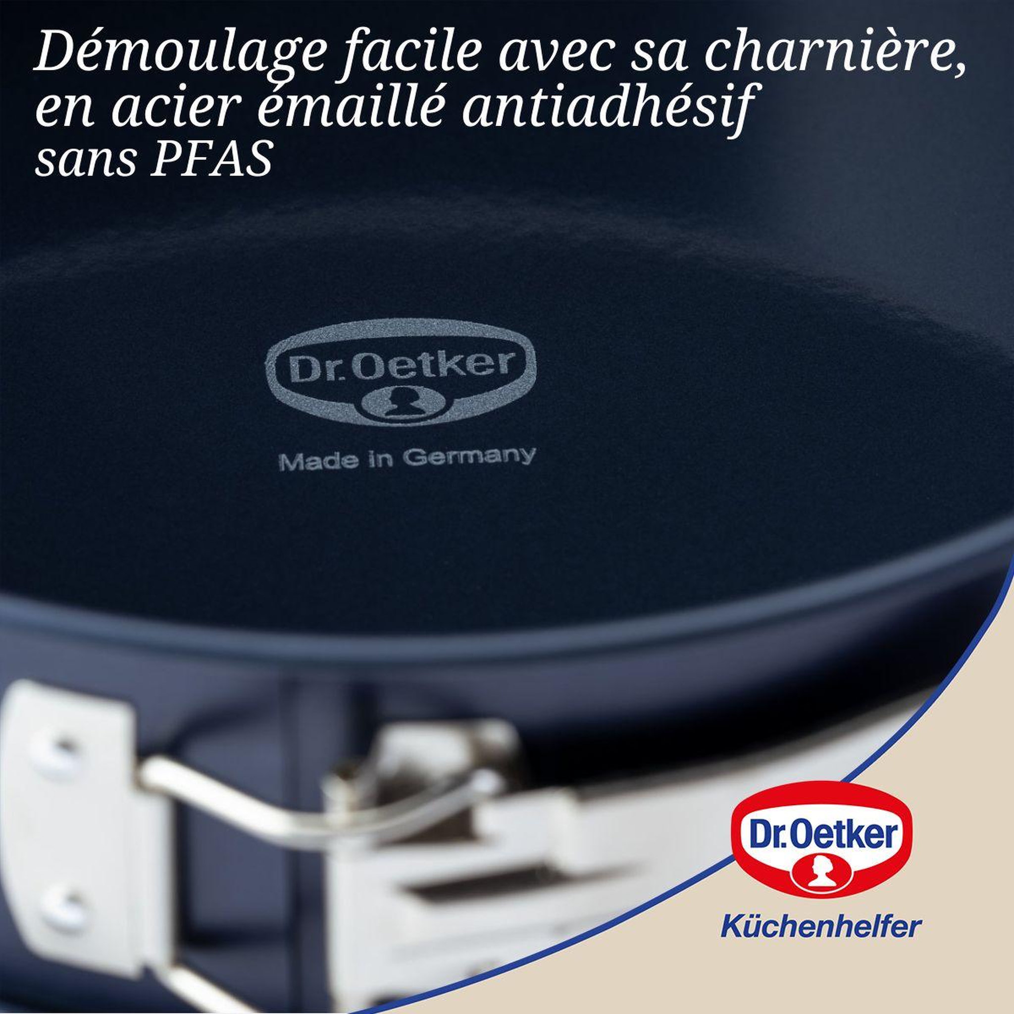 Voir la diapositive 5 : DR.OETKER Moule à manqué à charnière 28 cm dr oetker back liebe