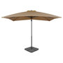 Voir la diapositive 1 : VIDAXL Parasol de jardin avec base portable taupe