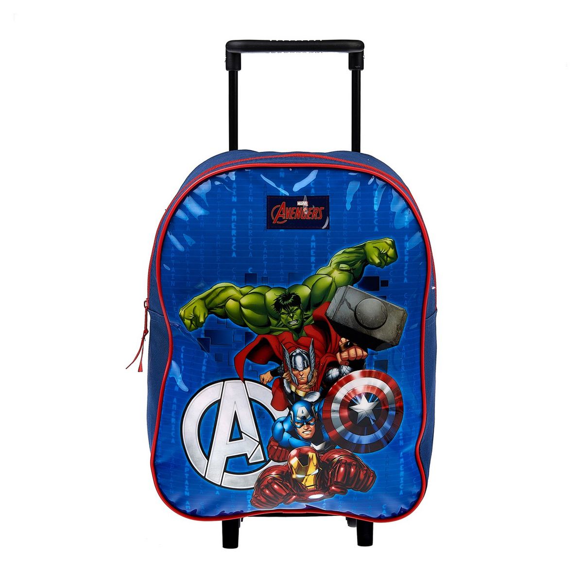MARVEL Sac maternelle à roulettes Bleu AVENGERS
