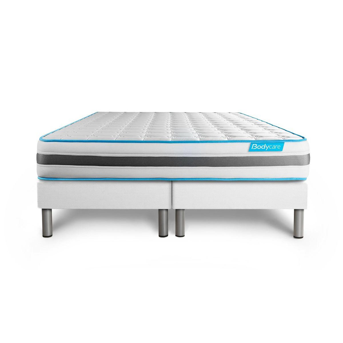 BODYCARE Ensemble BODYZONE 180x200 Ressorts ensachés 3 zones Ultra épaisseur