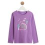 Voir la diapositive 1 : INEXTENSO T-shirt manches longues violet fille 