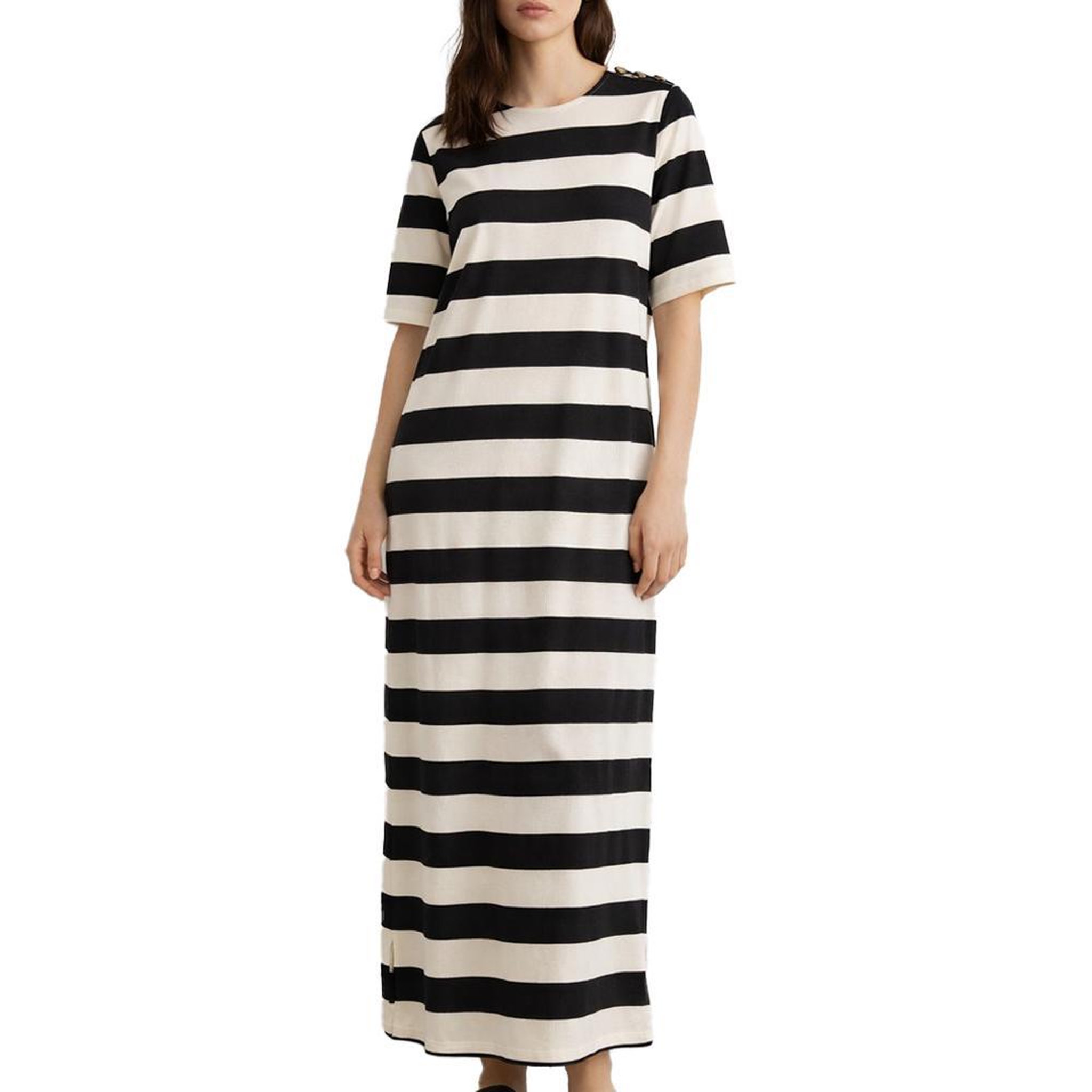 Vero Moda Robe Noir/Beige Femme Vero Moda Milla. Coloris disponibles : Noir