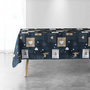 Voir la diapositive 1 : Paris Prix Nappe Imprimée  Augustin  150x240cm Bleu