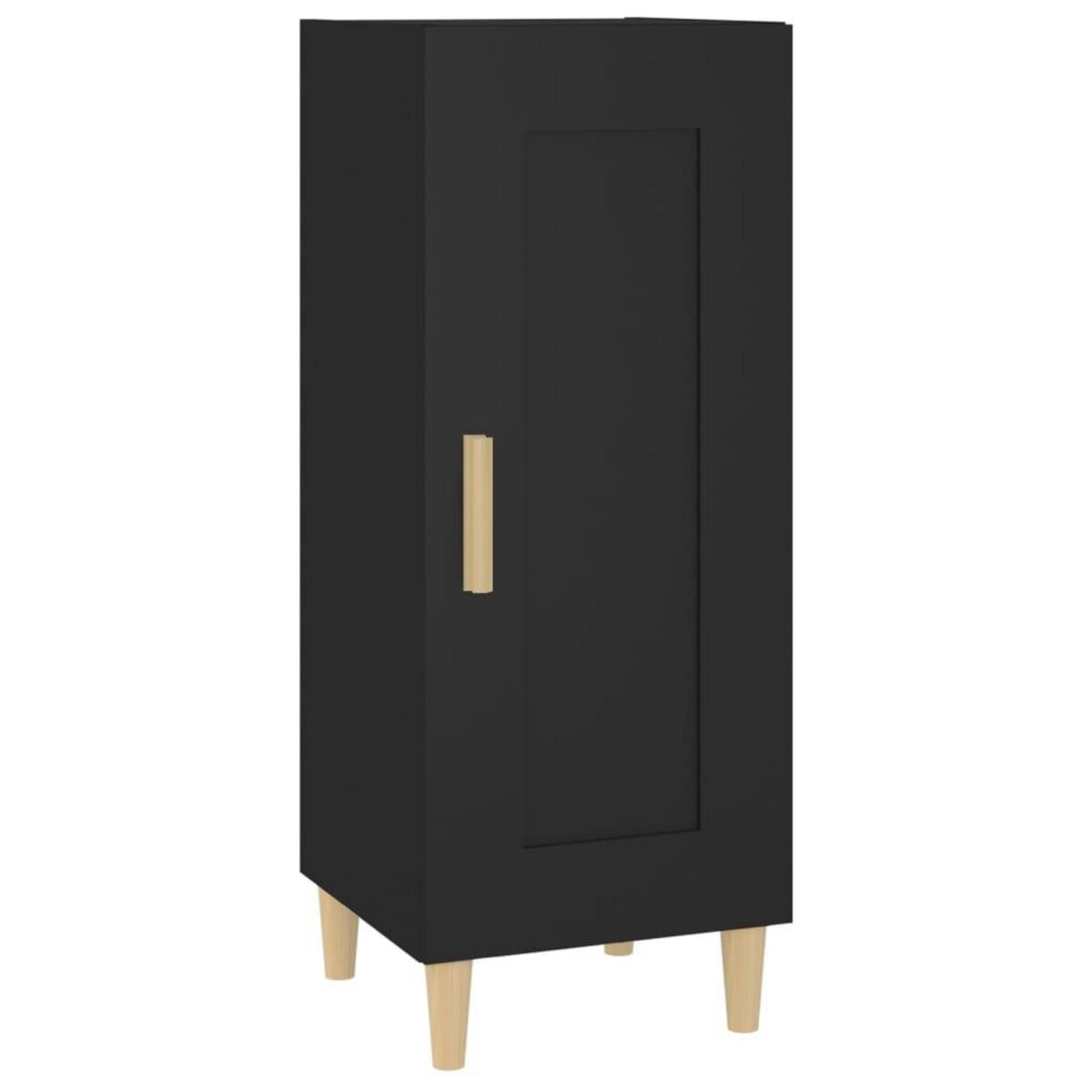 VIDAXL Buffet Noir 34,5x34x90 cm Bois d'ingenierie