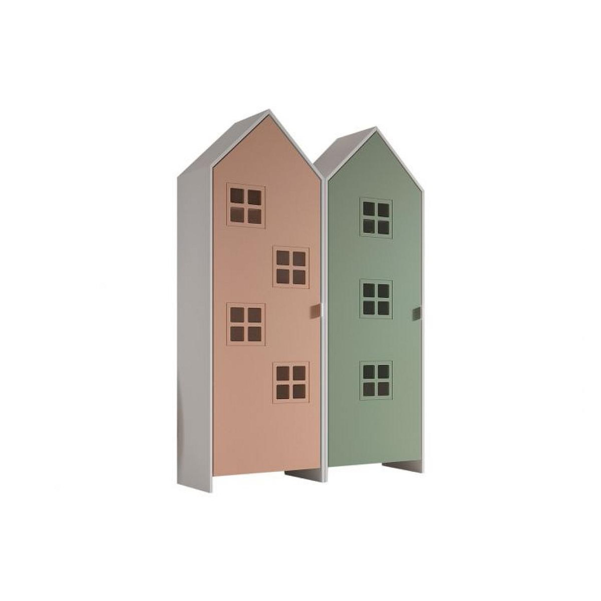 Vipack Combinaison D'armoires 2 Parties Casami Bruges rose vert