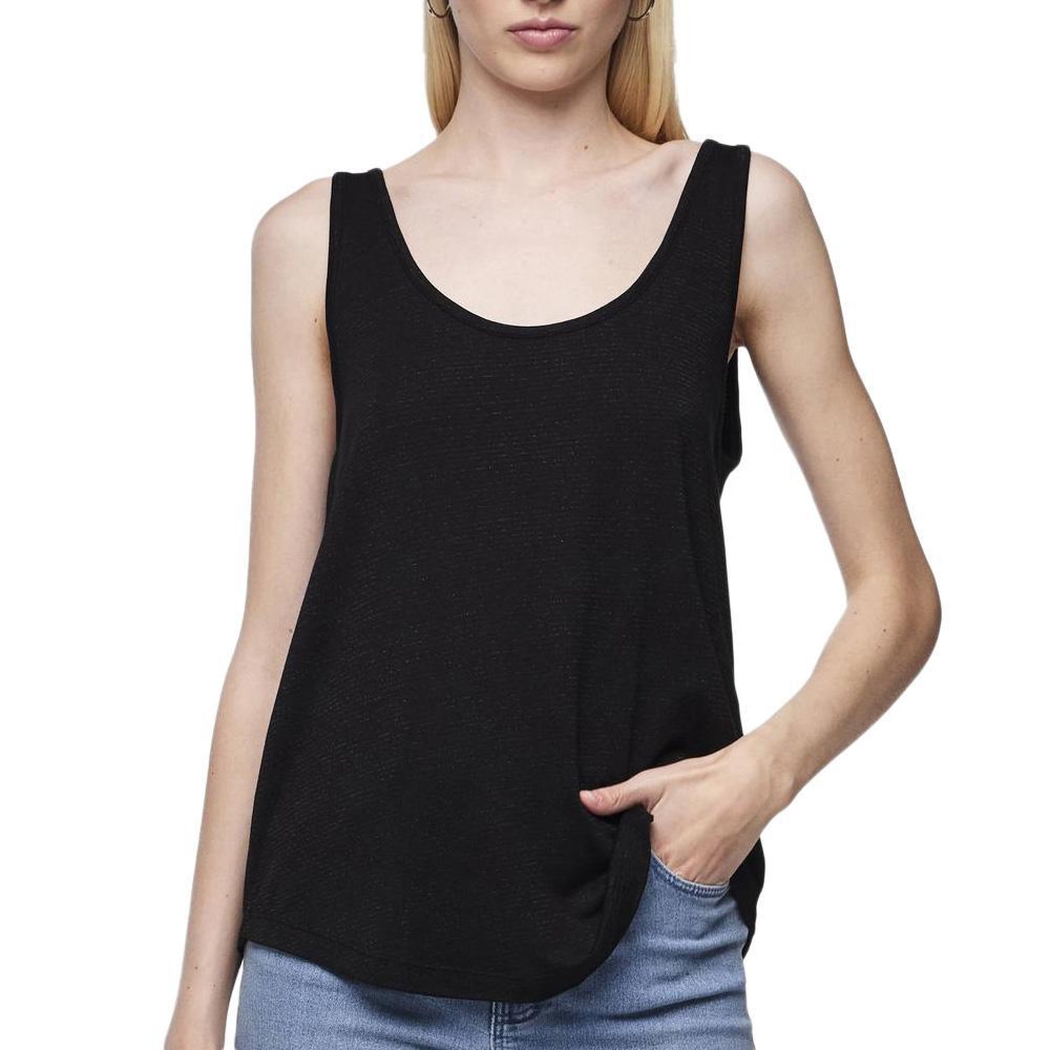 Pieces Débardeur Noir Femme Pieces Billo. Coloris disponibles : Noir
