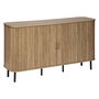 Voir la diapositive 1 : ATMOSPHERA Buffet 2 portes Colva en bois - Marron