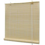 Voir la diapositive 2 : VIDAXL Store roulant en bambou 100 x 220 cm Naturel