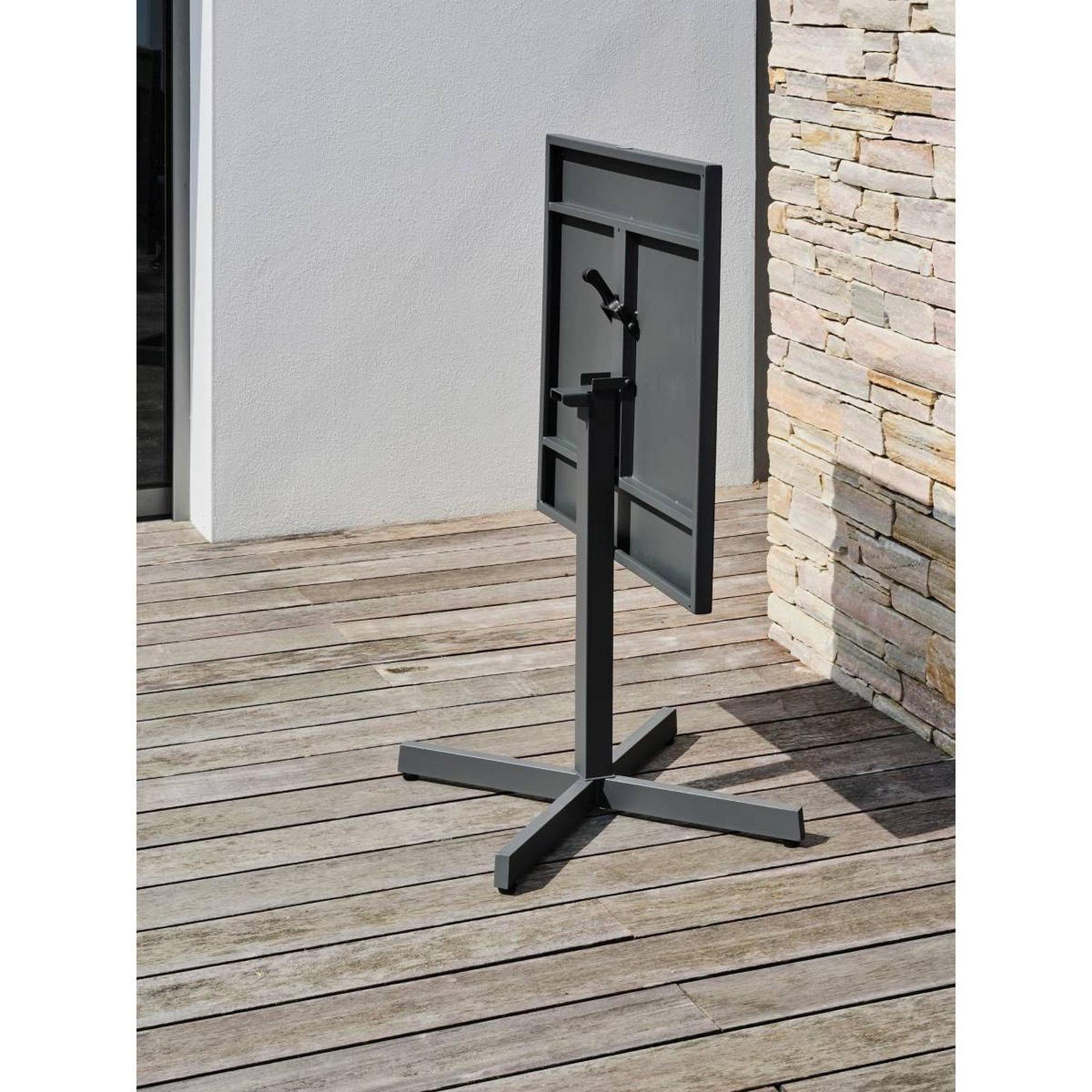 Voir la diapositive 4 : Paris Prix Table de jardin pliable  louise  74cm anthracite