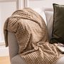 Voir la diapositive 2 : ATMOSPHERA Plaid flanelle 3D  Atmosphera Viggo 125x150 cm
