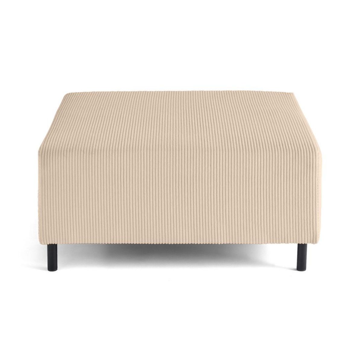 LISA DESIGN Edinburg - pouf modulable - en velours côtelé