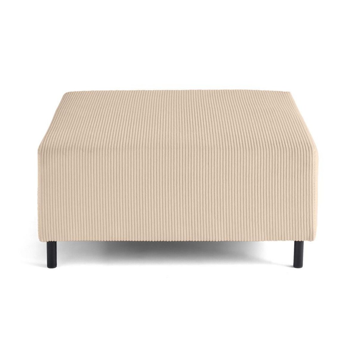 LISA DESIGN Edinburg - pouf modulable - en velours côtelé