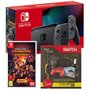 NINTENDO EXCLU WEB Console Nintendo Switch Grise + Minecraft Dungeons + Pack Exclu 9 Accessoires